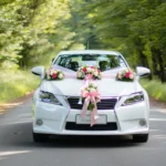 Fleurs et rubans sur la route du bonheur : sublimer la voiture des mariés sans stress